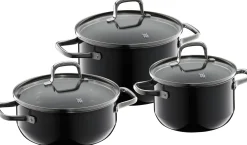 Fusiontec Essential Topf-Set, 3-teilig, Black
