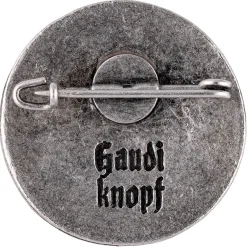 Gaudiknopf Anstecker "Bis oana woant"