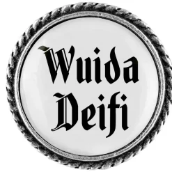 Gaudiknopf Anstecker ""Wuida Deifi"