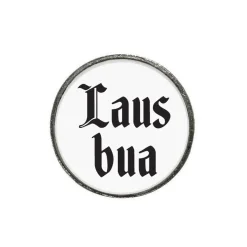 Gaudiknopf 'Lausbua'-Anstecker "Klassiker-schlicht"