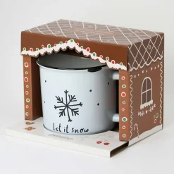 Grafikwerstatt Becher Vintage "Let it snow"