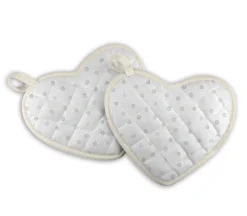 Maluu Topflappen-Paar Herzform " Bunny Bliss"