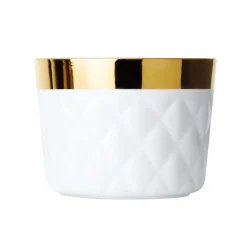 Sieger by Fürstenberg Becher Sip of Gold "White Cushion Kissenrelie"