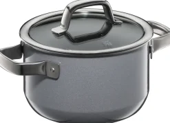 WMF Fusiontec Mineral Fleischtopf mit Deckel, 16cm, Platinum